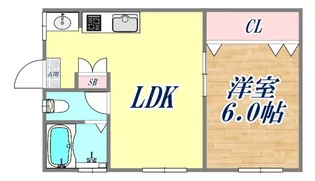 井村マンション【3階】の間取り