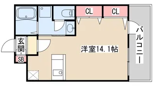 アドバンス神戸湊町【6階】の間取り