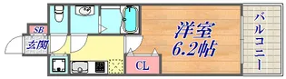 プレサンスKOBEティアラ【2階】の間取り