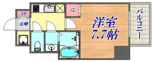 レジデンス神戸レガーロ【7階】の間取り