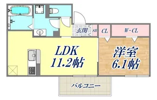 fika蓮宮【1階】の間取り