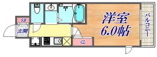 エステムコート三宮EAST4ザ・フロント【3階】の間取り