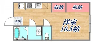 ビタミンテラス生田町【2階】の間取り