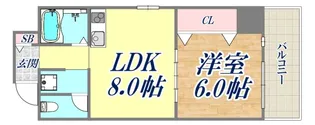 スリールKOBE元町【4階】の間取り