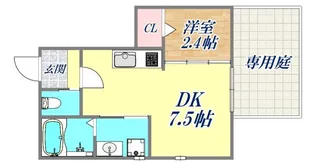 メゾンKPC【1階】の間取り