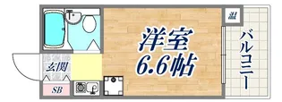カサベラ神戸【9階】の間取り