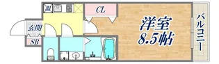 ロアール神戸住吉【2階】の間取り
