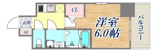 エスリード神戸兵庫駅ミッドポート【13階】の間取り