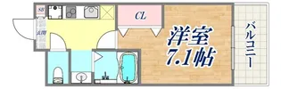 レジディア神戸ポートアイランド サウス・センター棟【5階】の間取り