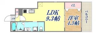 ジーメゾン垂水【1階】の間取り
