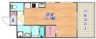 サムティ三宮レガニール【6階】の間取り