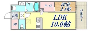 セレニテ西元町アリエ【2階】の間取り