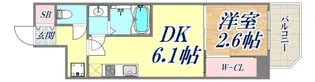セレニテ西元町アリエ【2階】の間取り
