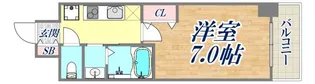 クリエイトビュー三宮磯上公園【14階】の間取り