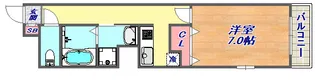 メープル神戸住吉【3階】の間取り