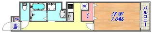 メープル神戸住吉【1階】の間取り