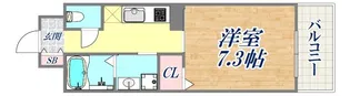 T’sCUBEZERO【7階】の間取り