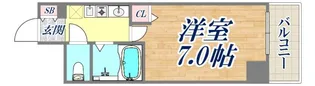 エステムコート新神戸エリタージュ【10階】の間取り