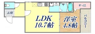フジパレス深江駅前【2階】の間取り