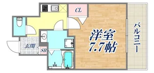 プレサンス神戸元町ベルシオン【8階】の間取り