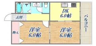 グランディア六甲STORIA【4階】の間取り
