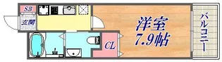 オトワ神戸元町【4階】の間取り