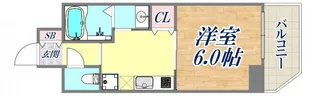 ワールドアイ神戸湊町【6階】の間取り