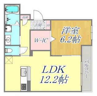 サニーウエル【3階】の間取り