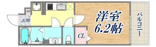 リブリ・クレール岡本【1階】の間取り