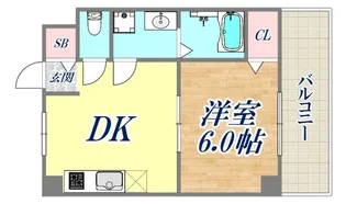 ユニバーサルビル【4階】の間取り