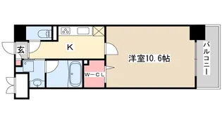 エルイソベ三宮【14階】の間取り