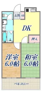 澤村マンション【6階】の間取り