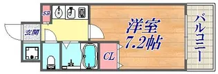 エステムコート三宮山手2ソアーレ【3階】の間取り