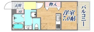 CASAウエスト【1階】の間取り