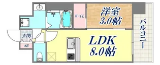 ワールドアイ神戸ハーバーランドⅢ【2階】の間取り