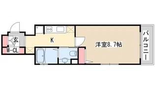 アルファレガロ兵庫【2階】の間取り