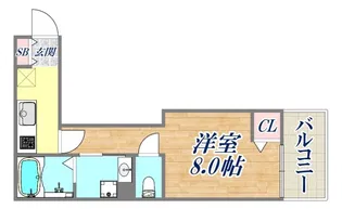 ALEGRIA芦屋西【2階】の間取り