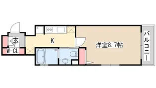 アルファレガロ兵庫【2階】の間取り