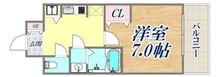 LAV神戸三宮【11階】の間取り