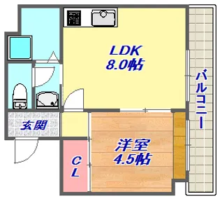 STELLA王子公園【4階】の間取り