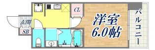 エステムコート神戸大倉山公園【7階】の間取り
