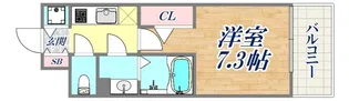 アドバンス神戸マーレ【1階】の間取り