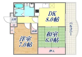 ビエント六甲2【2階】の間取り