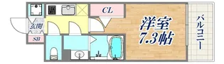 アドバンス神戸マーレ【1階】の間取り