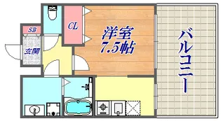 プリムローズ【6階】の間取り