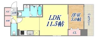 神戸Harborside萬利Residence【5階】の間取り