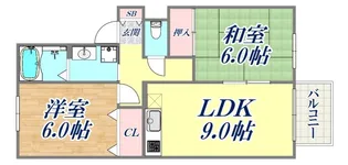 ヒルズ大谷2【2階】の間取り