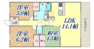摩耶シティステーションゲート【11階】の間取り