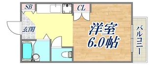 クァトルセゾン六甲道【2階】の間取り