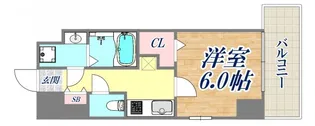 ルリアン板宿【3階】の間取り